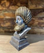 Osman Gazi büst özel boyama - Görsel 3