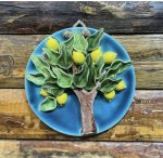 Seramik limon ağacı tamamen el yapımı