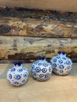 3 lü seramik nar seti - Görsel 3