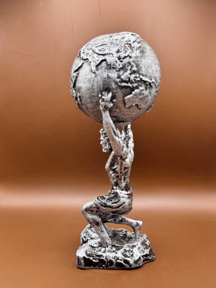 17 cm Atlas heykeli biblosu - Görsel 7