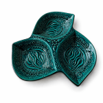 3 lü çerezlik turkuaz rengi